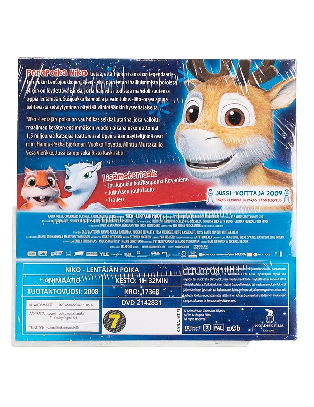 Niko - lentäjän poika - DVD - DVD-elokuvat - 10105453701 - 1