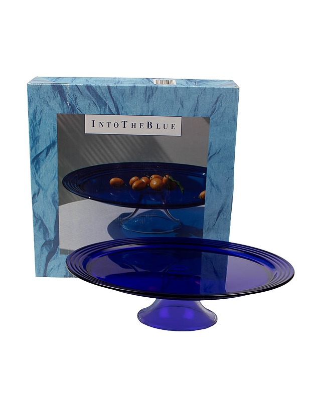 BORMIOLI ROCCO Into The Blue lasikakkulautanen - Tarjoiluastiat - 10105453723 - 0