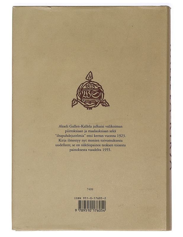 Kallela-kirja : iltapuhdejutelmia - Gallen-Kallela, Akseli - Elämäkerrat ja muistelmat - 10105453734 - 1