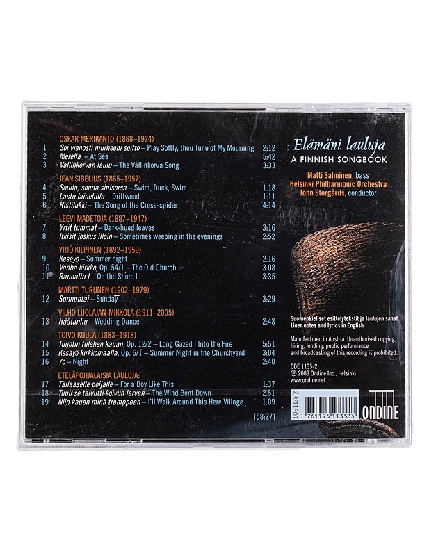 Matti Salminen: Elämäni lauluja - CD - CD-levyt - 10105453743 - 1