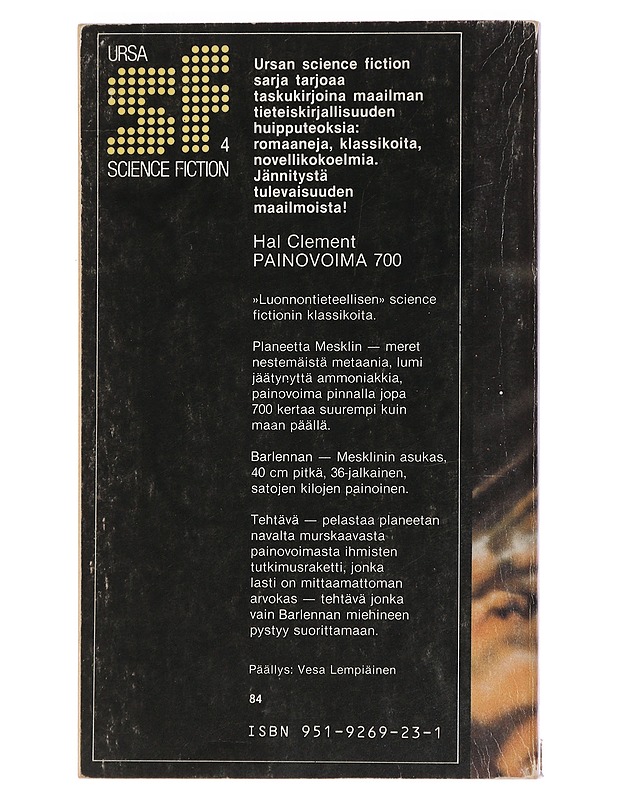 Painovoima 700 - Clement, Hal - Romaanit ja novellit - 10105453766 - 1