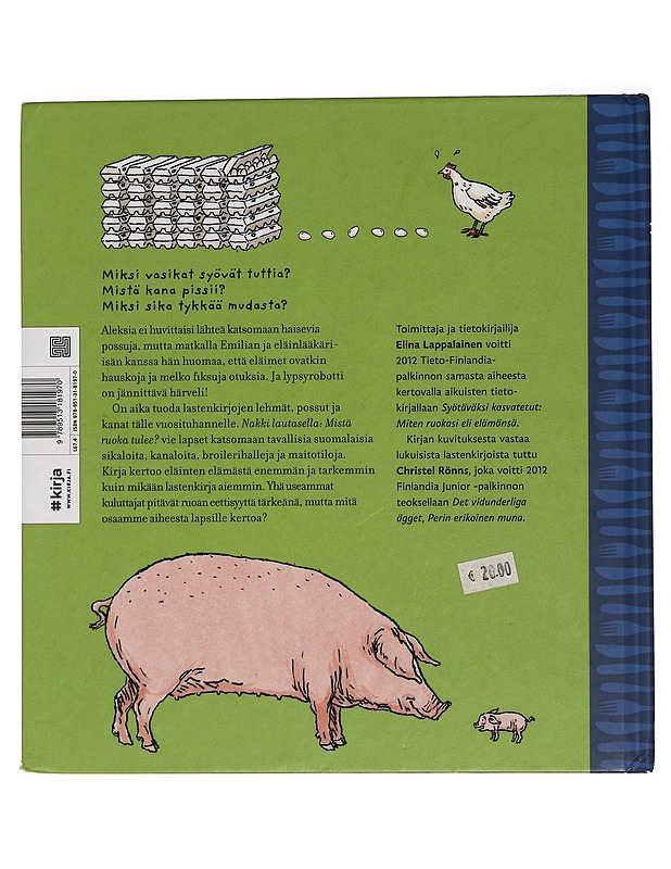 Nakki lautasella : mistä ruoka tulee? - Lappalainen, Elina - Tietokirjat - 10105453768 - 1