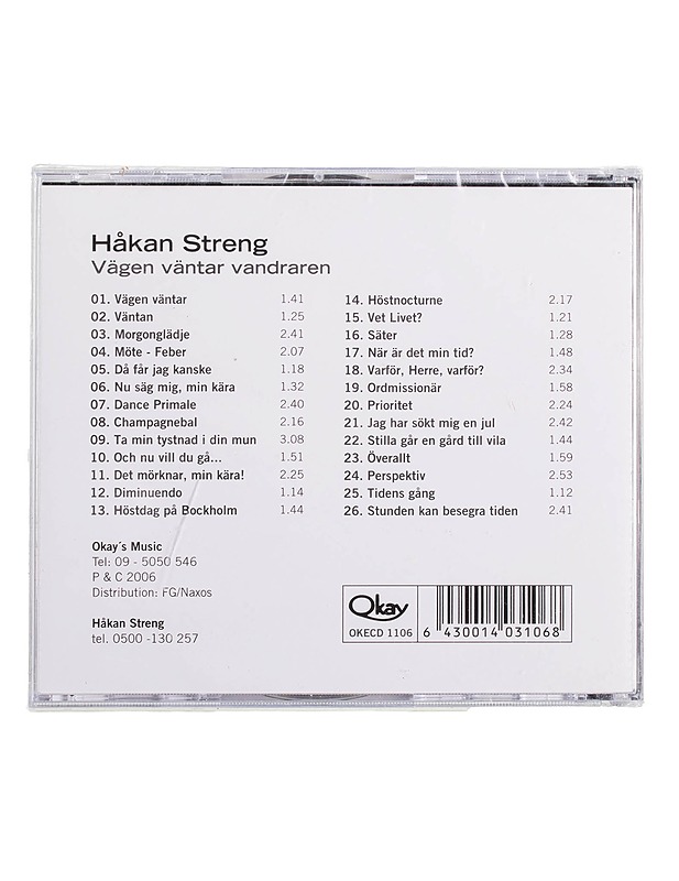 Håkan Streng: Vägen väntar vandraren - CD - CD-levyt - 10105453773 - 1