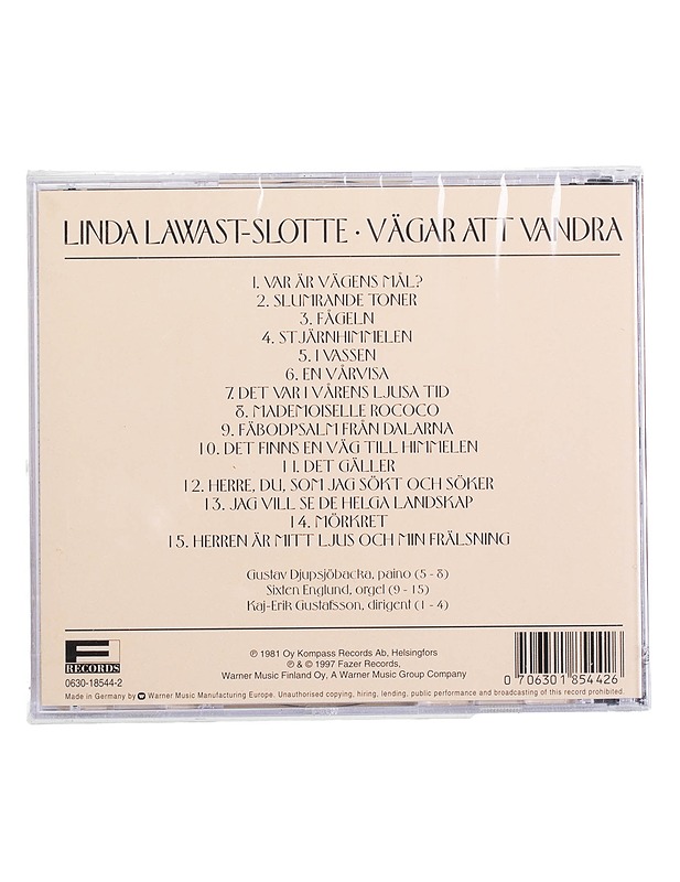Linda Lawast-Slotte - Vägar att vandra - CD - CD-levyt - 10105453777 - 1