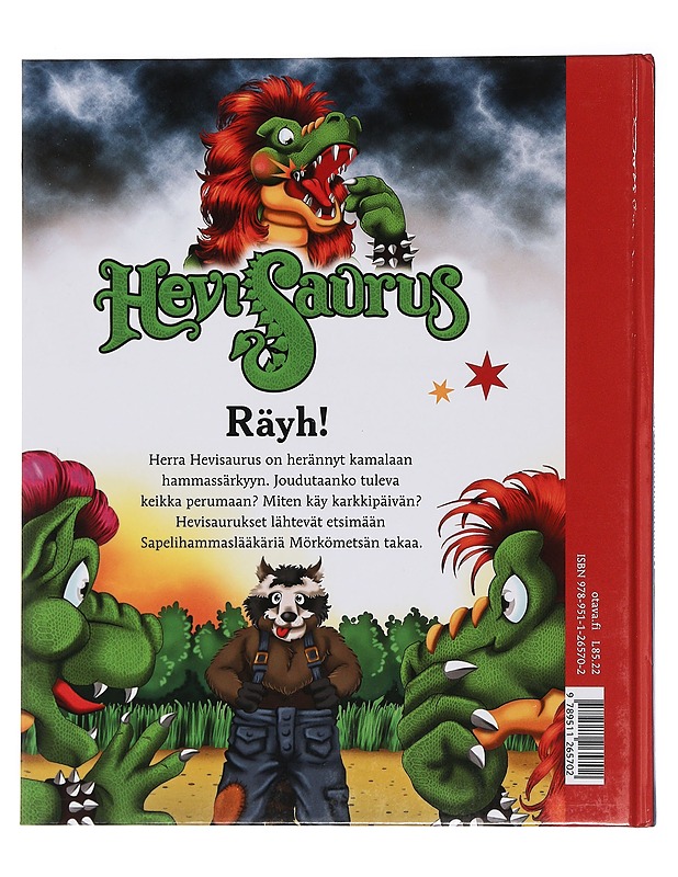Hevisaurus ja sapelihammaslääkäri - Kokkonen, Kiti - Lastenkirjat - 10105453810 - 1