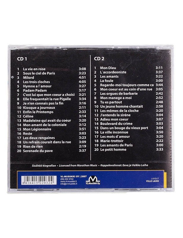 Maailman tähdet: Edith Piaf - CD - CD-levyt - 10105453818 - 1