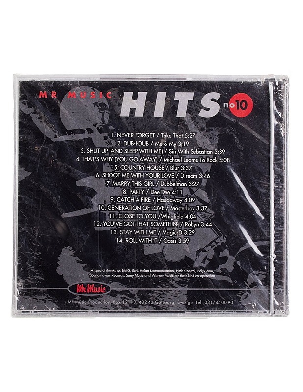 Mr Music Hits no 10 - CD - CD-levyt - 10105453872 - 1