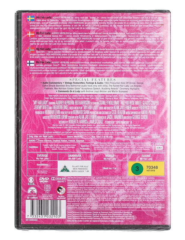 My fair lady - DVD - DVD-elokuvat - 10105453875 - 1