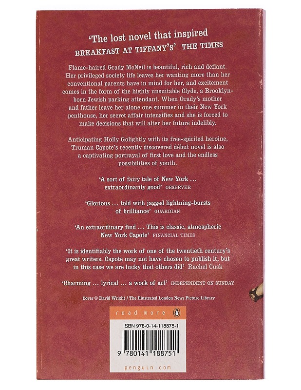 Summer crossing - Capote, Truman - Kaunokirjallisuus - 10105453885 - 1