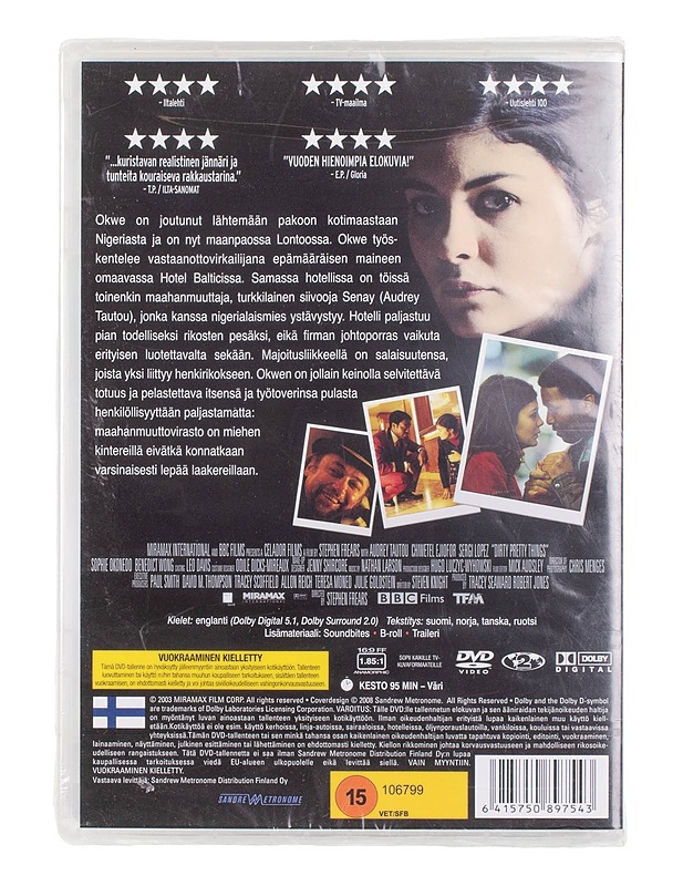 Dirty Pretty Things - DVD - DVD-elokuvat - 10105453932 - 1