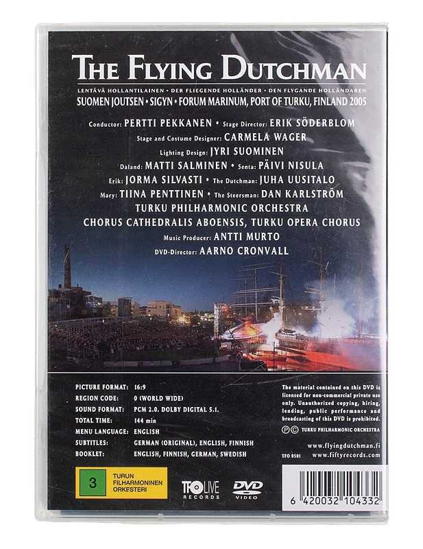 The Flying Dutchman - DVD - DVD-elokuvat - 10105453939 - 1