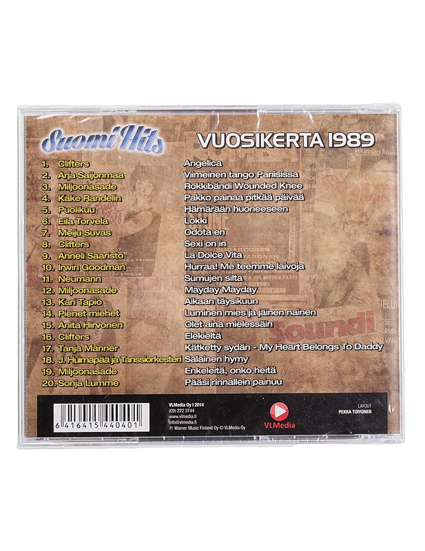 Suomi Hits - Vuosikerta 1989 - CD - CD-levyt - 10105453941 - 1