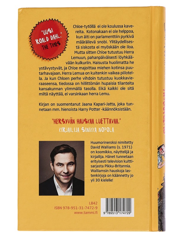 Herra Lemu - Walliams, David - Lastenkirjat - 10105453964 - 1