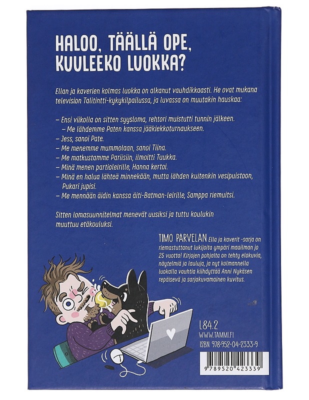 Ella ja kaverit etäkoulussa - Parvela, Timo - Lastenkirjat - 10105453984 - 1