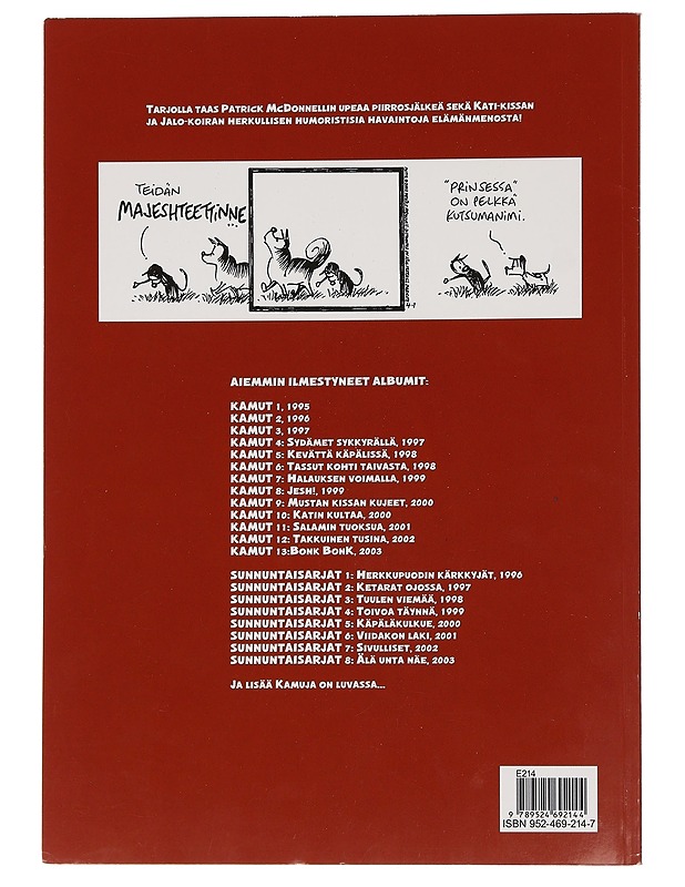 Kamut. [14], Kulman kunkut - McDonnell, Patrick - Sarjakuvat - 10105454011 - 1