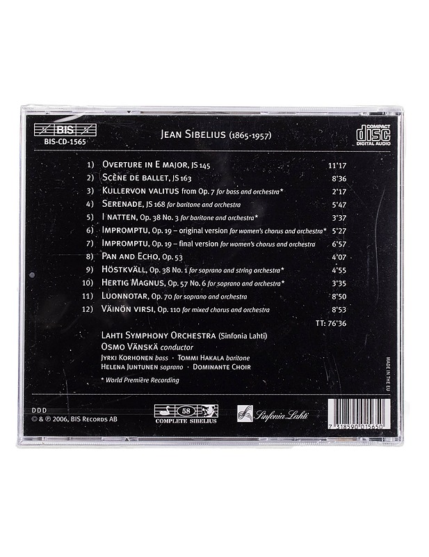 Sibelius: Spirit of Nature - CD - CD-levyt - 10105454023 - 1