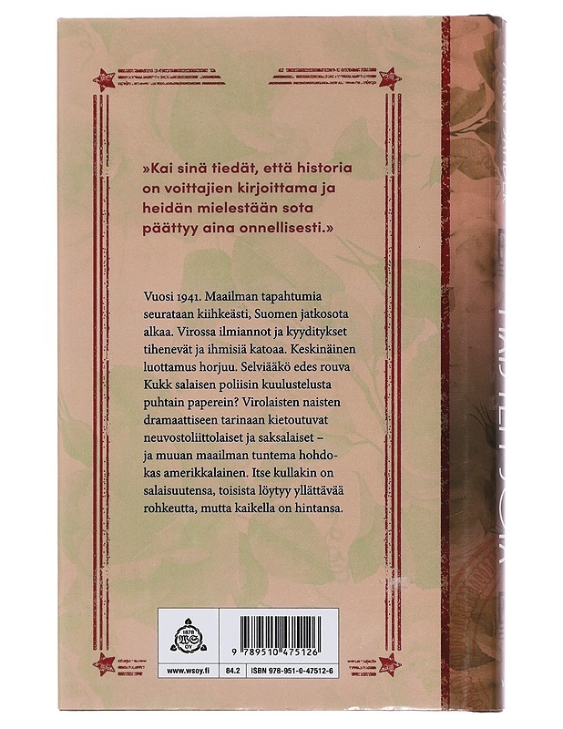 Naisten sota - Sander, Mart - Romaanit ja novellit - 10105454029 - 1