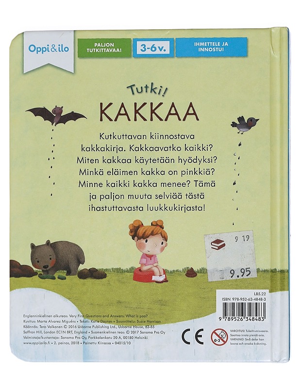 Tutki! Kakkaa - Daynes, Katie - Lastenkirjat - 10105454062 - 1