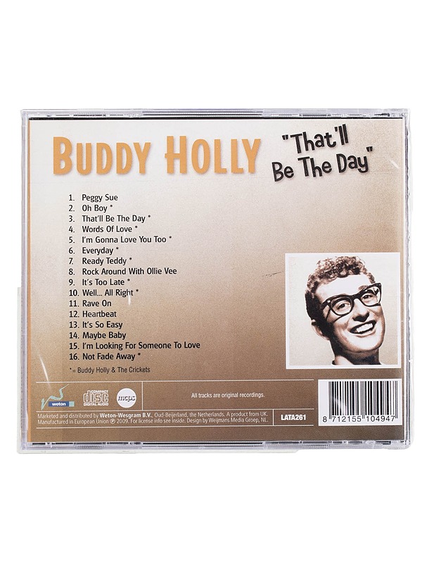 Buddy Holly: That'll Be The Day - CD - CD-levyt - 10105454075 - 1
