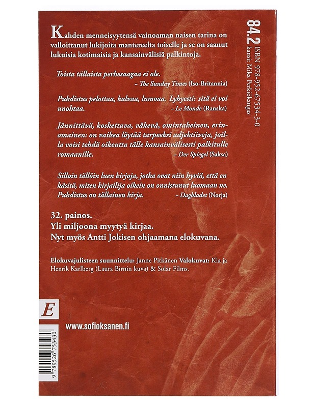 Puhdistus - Sofi Oksanen - Fantasia- ja scifi - 10105454104 - 1