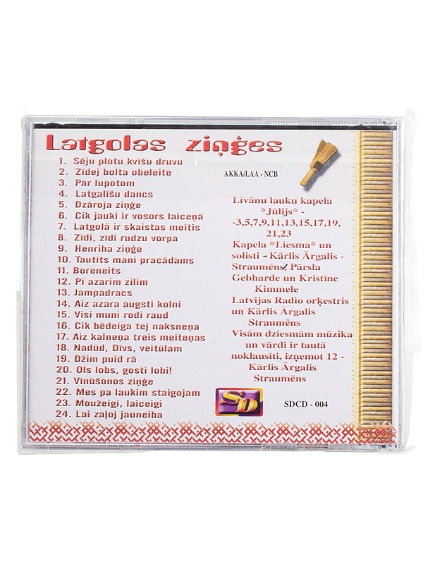 Latgolas zinges - Latvian Folk Musik - CD - CD-levyt - 10105454099 - 1