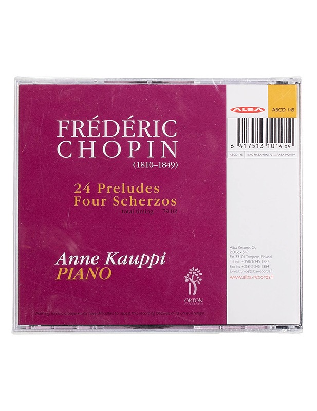 Chopin: Preludes & Scherzos / Anne Kauppi - CD - CD-levyt - 10105454183 - 1