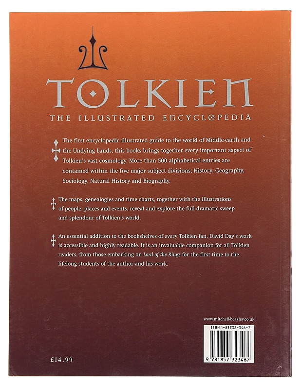 Tolkien : the illustrated encyclopaedia - Day, David - Fantasia- ja scifi - 10105454190 - 1