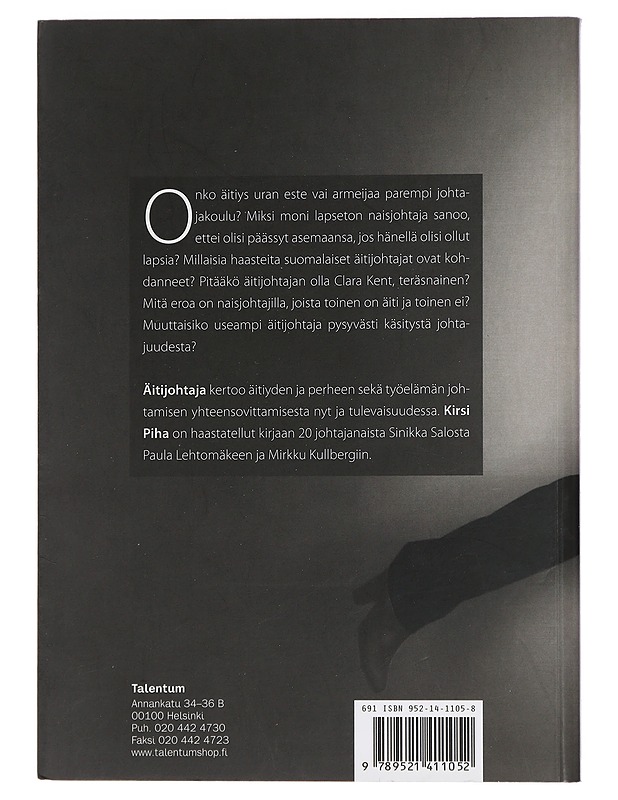 Äitijohtaja - Piha, Kirsi - Hyvinvointikirjat - 10105454199 - 1