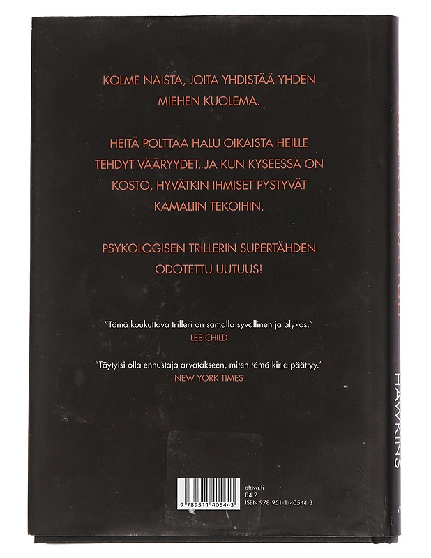 Kuin kytevä tuli - Hawkins, Paula - Romaanit ja novellit - 10105454202 - 1