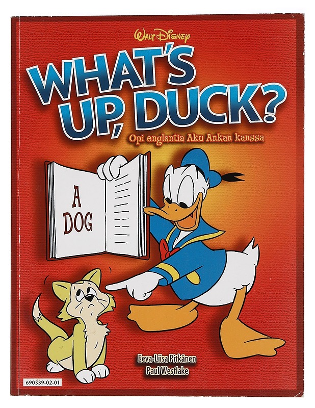 What's up, Duck? : opi englantia Aku Ankan kanssa - Pitkänen, Eeva-Liisa - Sarjakuvat - 10105454213 - 0