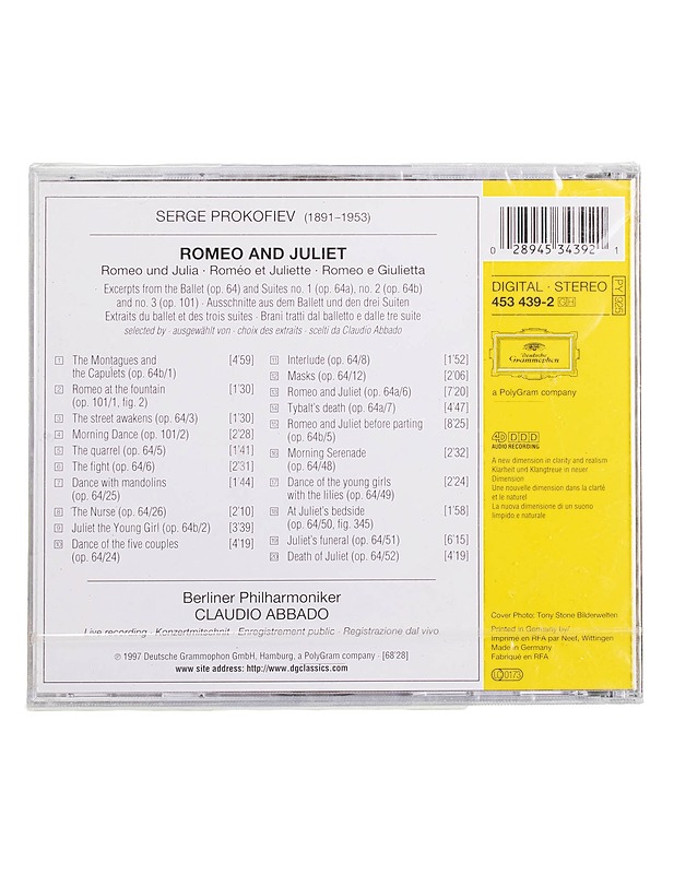 Prokofiev: Romeo & Juliet - CD - CD-levyt - 10105454296 - 1