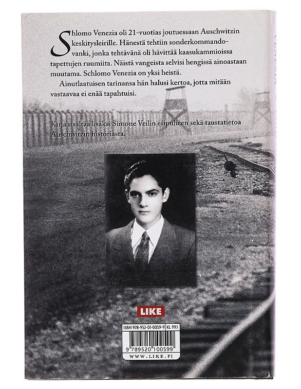 Sonderkommando : tarinani Auschwitzista - Venezia, Shlomo - Elämäkerrat ja muistelmat - 10105454329 - 1