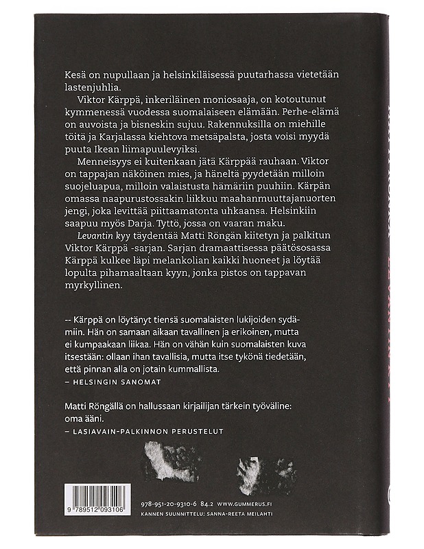 Levantin kyy - Matti Rönkä - Jännitys ja dekkarit - 10105454349 - 1