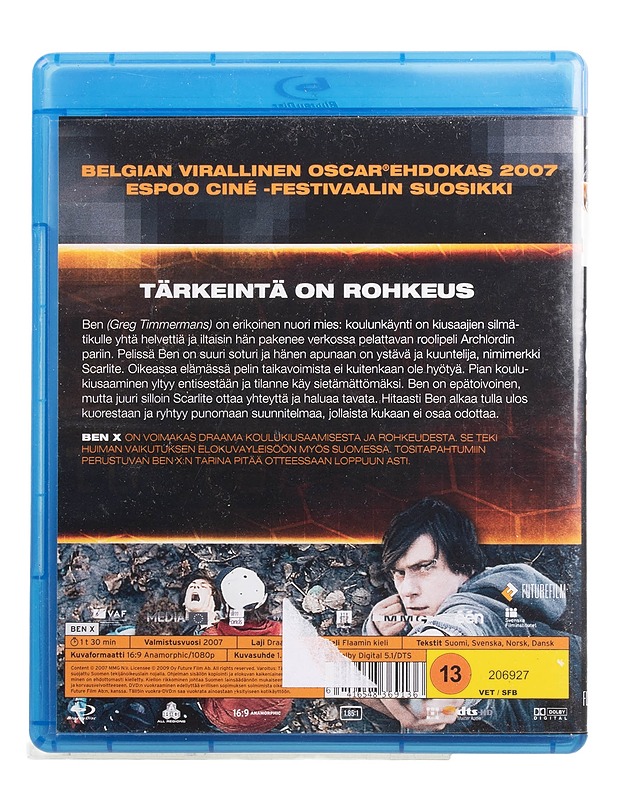 Ben X - Blu-ray - Blu-ray-levyt - 10105454374 - 1
