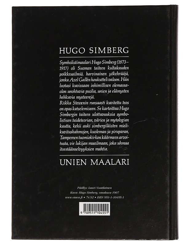 Hugo Simberg - unien maalari - Stewen, Riikka - Taide- ja kulttuurikirjat - 10105454372 - 1