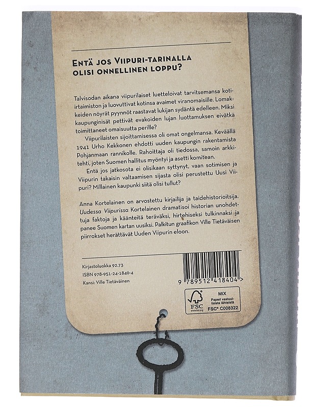 Uusi Viipuri - Kortelainen, Anna - Historiakirjat - 10105454415 - 1