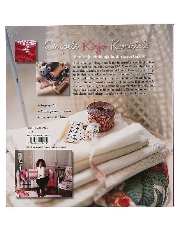 Ompele, kirjo, koristele - Katie Ebben - Käsityökirjat - 10105454411 - 1