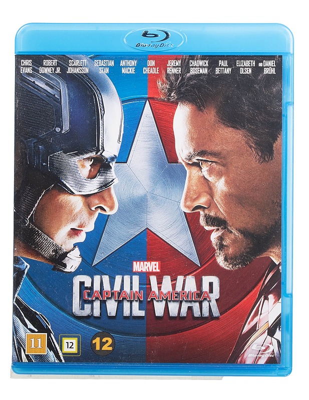 Captain America: Civil war - Blu-Ray - Blu-ray-levyt - 10105454426 - 0