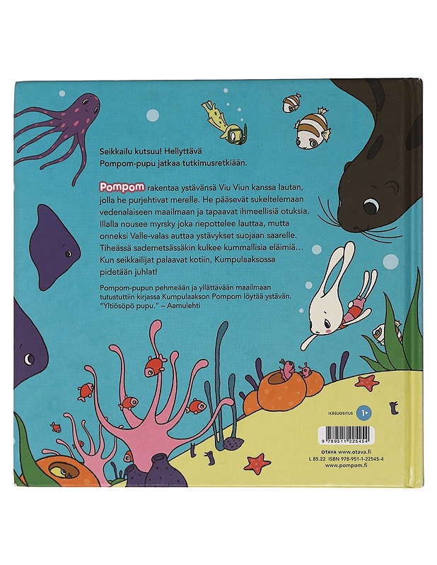 Kumpulaakson Pompom lähtee merille - Nina Pirhonen - Lastenkirjat - 10105454442 - 1
