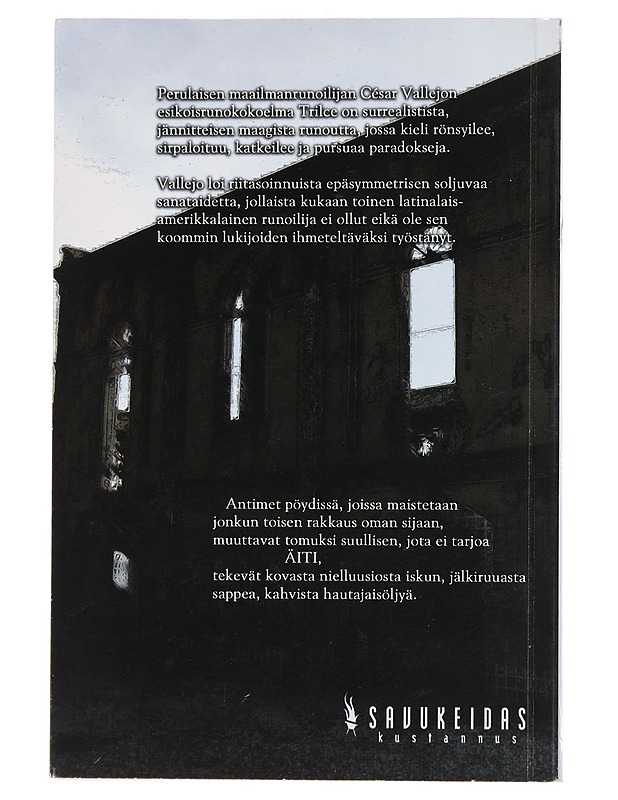 Trilce - Vallejo, César - Runot ja näytelmät - 10105454443 - 1
