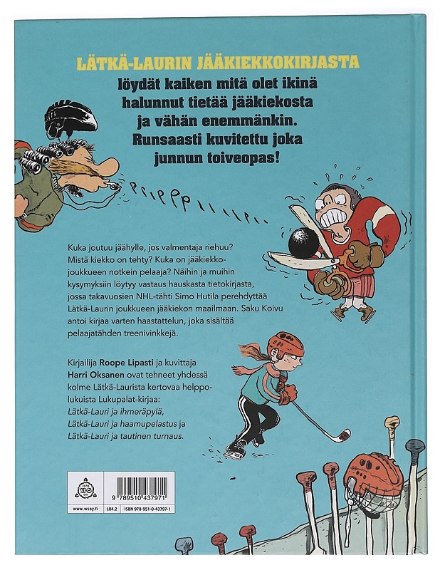 Lätkä-Laurin jääkiekkokirja - Lipasti, Roope - Lastenkirjat - 10105454520 - 1