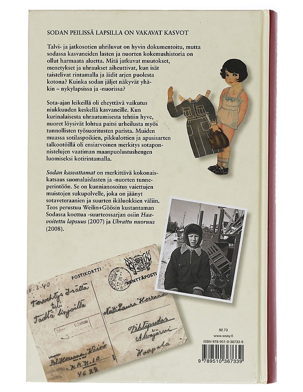 Sodan kasvattamat - Näre, Sari - Historiakirjat - 10105454549 - 1