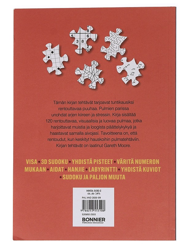Tehtäviä rentoutumiseen ja stressin torjuntaan - Dr. Gareth Moore - Kirja lahjaksi - 10105454555 - 1