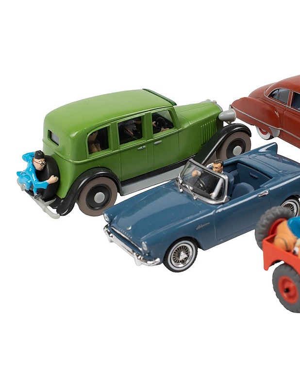 HERGE Tintti keräilyautosetti, 7 osaa, II-laatu - Lasten lelut - 10105454570 - 2