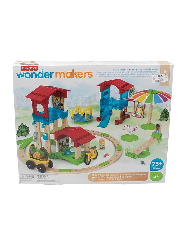 FISHER-PRICE Wonder Makers Slide & Ride Schoolyard leikkisetti - Lasten lelut - 10105454602 - 0