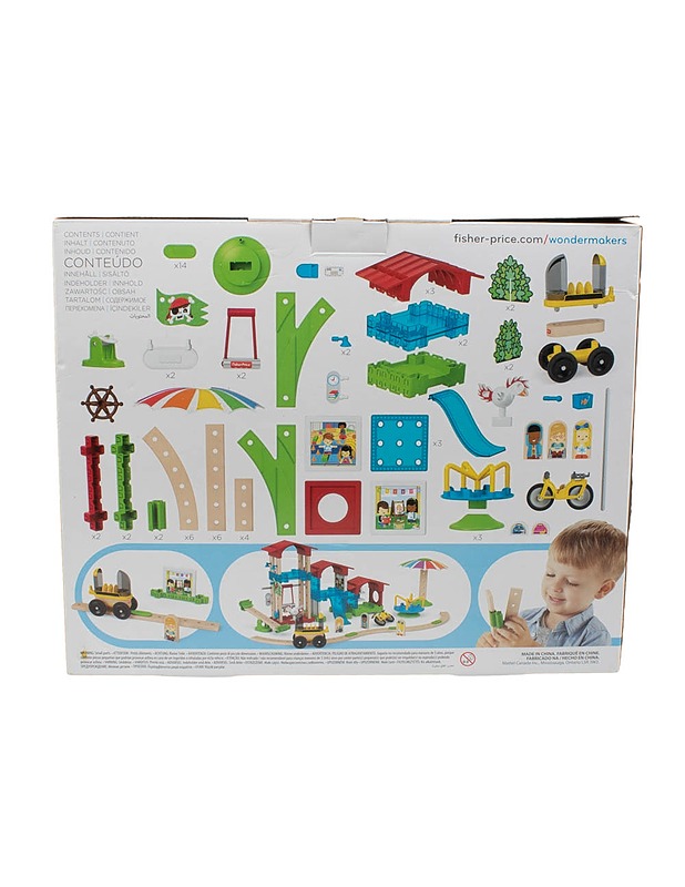 FISHER-PRICE Wonder Makers Slide & Ride Schoolyard leikkisetti - Lasten lelut - 10105454602 - 1