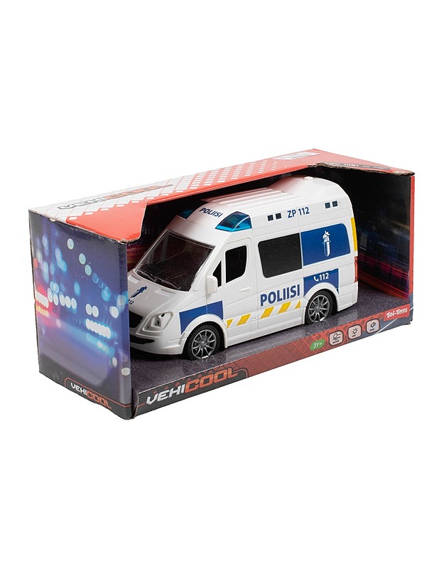 TOI-TOYS Vehicool poliisiauto - Lasten lelut - 10105454609 - 0