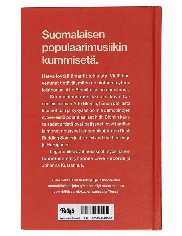 Atte Blom : Mies Love Recordsin takana - Elina Saksala - Elämäkerrat ja muistelmat - 10105454649 - 1