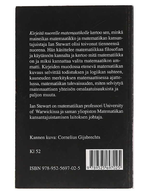 Kirjeitä nuorelle matemaatikolle - Stewart, Ian - Tietokirjat ja oppaat - 10105454656 - 1