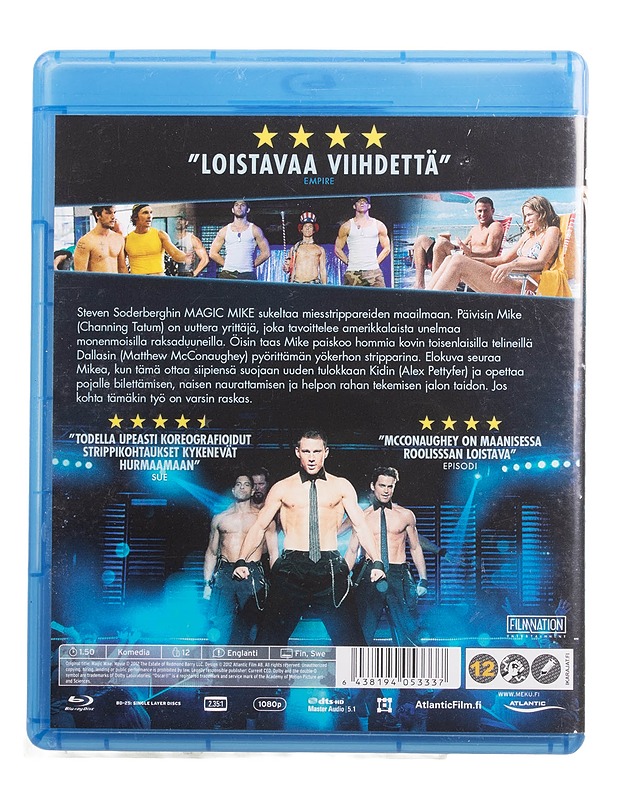 Magic Mike - Blu-Ray - Blu-ray-levyt - 10105454659 - 1